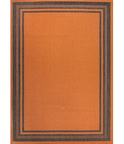 Jonathany Santa Monica SMB201A Orange/Dark Gray Area Rug 5 ft. 3 in. X 7 ft. 7 in. Rectangle