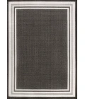 James Modern Border Stripe Black/Cream 8 ft. x 10 ft. Indoor/Outdoor Area Rug