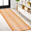 Jonathany Santa Monica SMB202C Orange/Cream Area Rug 2 ft. X 8 ft. Runner