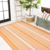 Jonathany Santa Monica SMB202C Orange/Cream Area Rug 7 ft. 10 in. X 10 ft. Rectangle