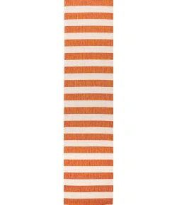 Jonathany Santa Monica SMB203A Orange/Beige Area Rug 2 ft. X 8 ft. Runner