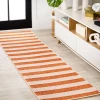 Jonathany Santa Monica SMB203A Orange/Beige Area Rug 2 ft. X 8 ft. Runner