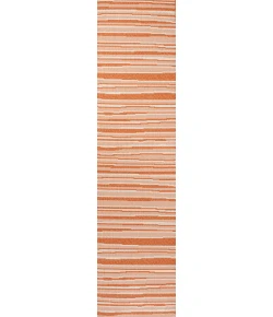 Jonathany Santa Monica SMB205B Orange/Cream Area Rug 2 ft. X 8 ft. Runner