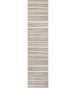 Jonathany Santa Monica SMB205C Cream/Dark Gray Area Rug 2 ft. X 8 ft. Runner
