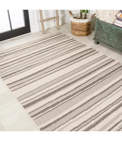 Jonathany Santa Monica SMB205C Cream/Dark Gray Area Rug 2 ft. 11 in. X 5 ft. Rectangle