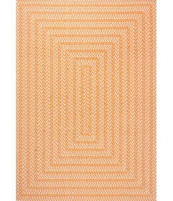Jonathany Santa Monica SMB206C Orange/Cream Area Rug 7 ft. 10 in. X 10 ft. Rectangle