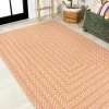 Jonathany Santa Monica SMB206C Orange/Cream Area Rug 2 ft. 11 in. X 5 ft. Rectangle