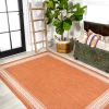 Jonathany Santa Monica SMB207E Orange/Cream Area Rug 2 ft. 11 in. X 5 ft. Rectangle