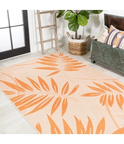 Jonathany Santa Monica SMB208A Cream/Orange Area Rug 2 ft. 11 in. X 5 ft. Rectangle