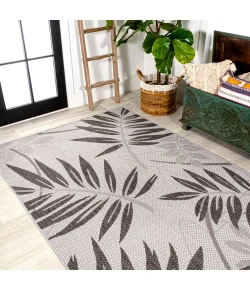Jonathany Santa Monica SMB208B Gray/Black Area Rug 3 ft. 11 in. X 6 ft. Rectangle