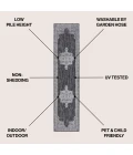 Jonathan Y SANTA MONICA Gray SMB300A 2ft. X 8ft. Rect. Rug