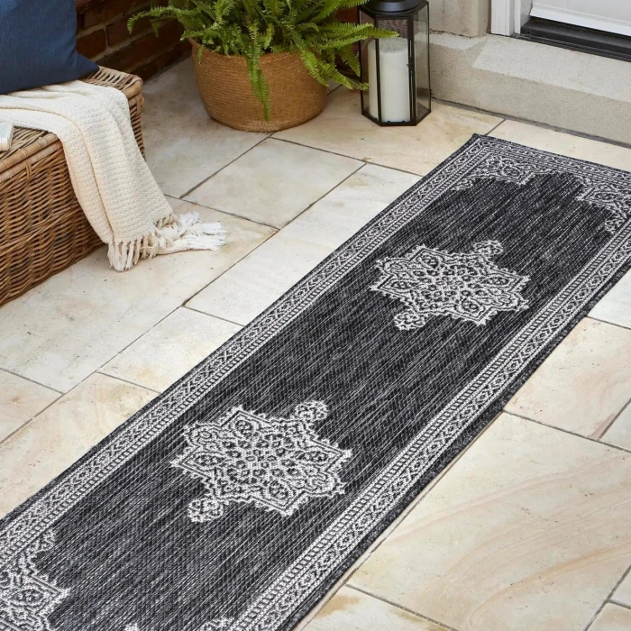 Jonathan Y SANTA MONICA Gray SMB300A 2ft. X 8ft. Rect. Rug