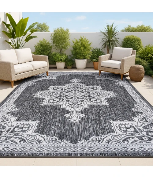 Jonathan Y SANTA MONICA Gray SMB300A 4ft. X 6ft. Rect. Rug