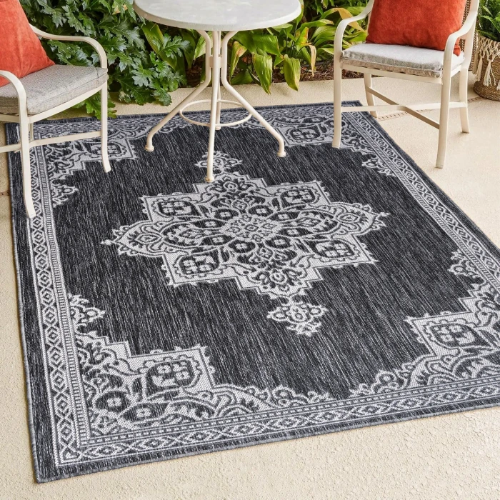 Jonathan Y SANTA MONICA Gray SMB300A 5ft.3in. X 7ft.7in. Rect. Rug