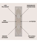 Jonathan Y SANTA MONICA Beige SMB300B 2ft. X 8ft. Rect. Rug