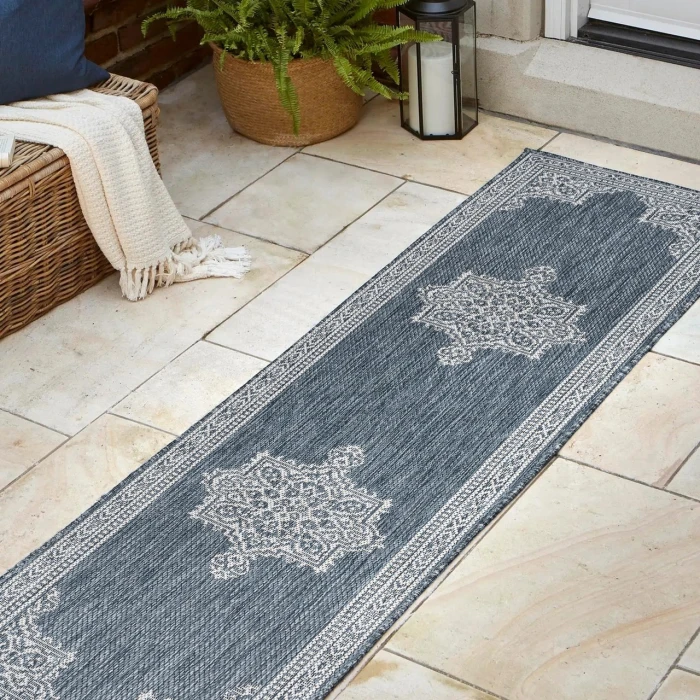Jonathan Y SANTA MONICA Blue SMB300C 2ft. X 8ft. Rect. Rug