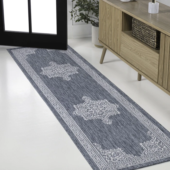 Jonathan Y SANTA MONICA Blue SMB300C 2ft. X 8ft. Rect. Rug