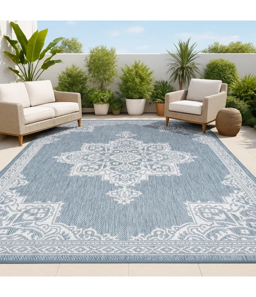 Jonathan Y SANTA MONICA Blue SMB300C 3ft. X 5ft. Rect. Rug