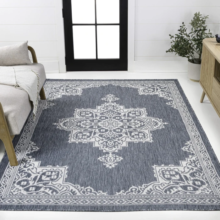 Jonathan Y SANTA MONICA Blue SMB300C 5ft.3in. X 7ft.7in. Rect. Rug