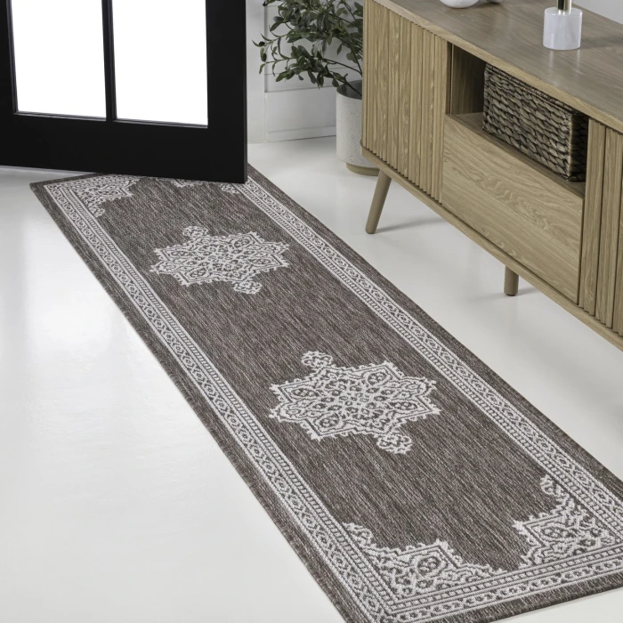 Jonathan Y SANTA MONICA Brown SMB300D 2ft. X 8ft. Rect. Rug