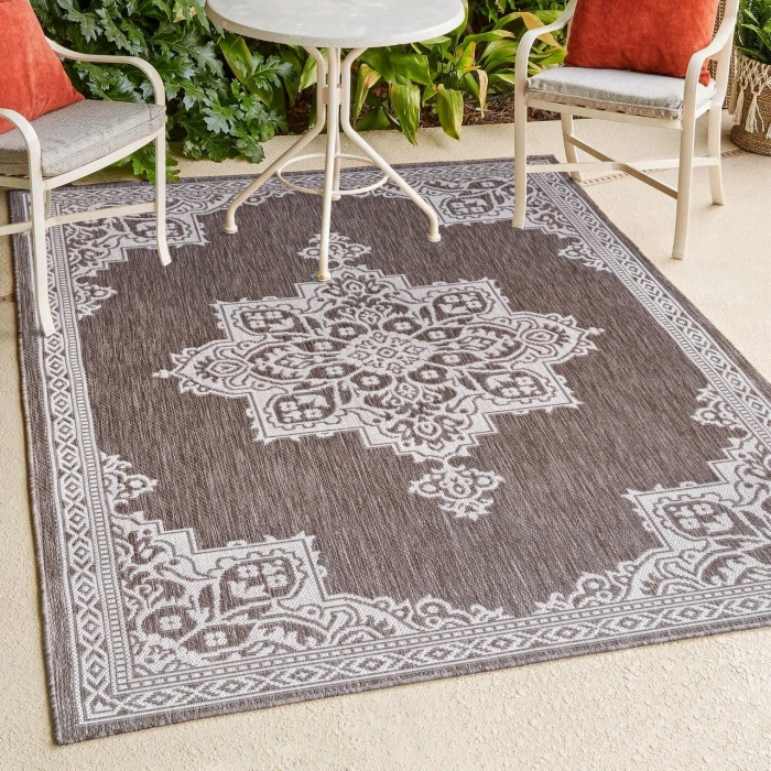 Jonathan Y SANTA MONICA Brown SMB300D 5ft.3in. X 7ft.7in. Rect. Rug