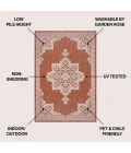 Jonathan Y SANTA MONICA Red SMB300E 4ft. X 6ft. Rect. Rug
