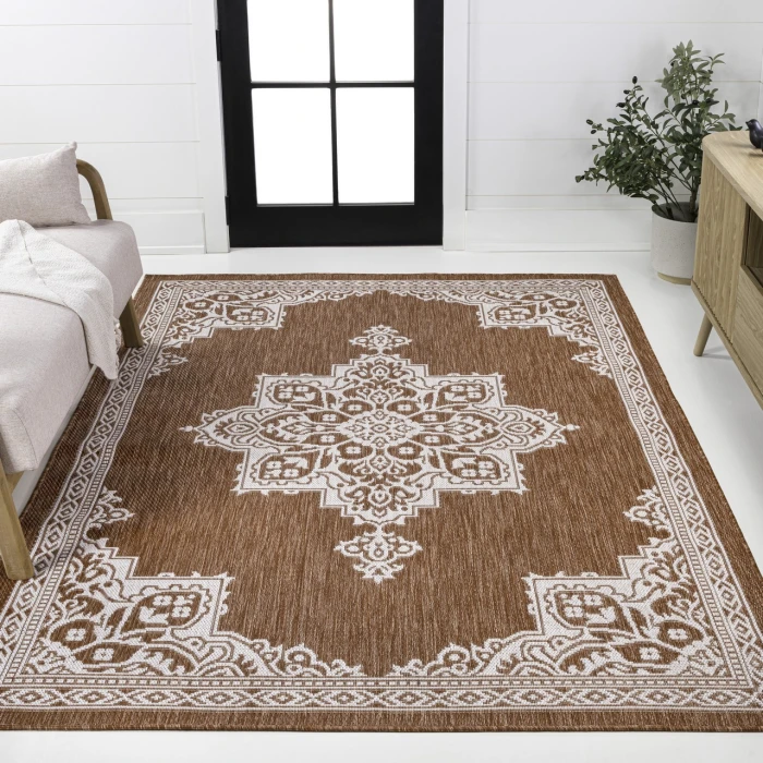 Jonathan Y SANTA MONICA Red SMB300E 5ft.3in. X 7ft.7in. Rect. Rug