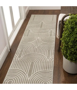 Jonathan Y SANDSTONE Beige SND100A 2ft. X 8ft. Rect. Rug