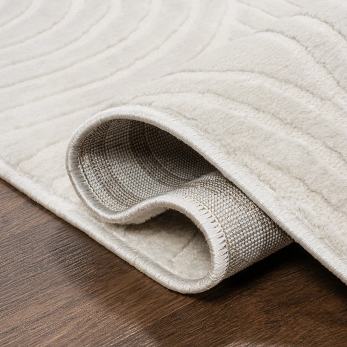 Jonathan Y SANDSTONE Cream SND100B 2ft. X 8ft. Rect. Rug