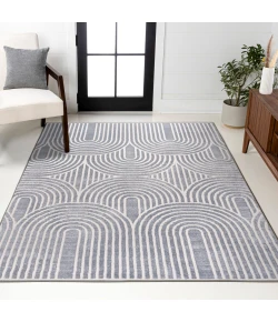Jonathan Y SANDSTONE Blue SND100C 5ft.3in. X 7ft.7in. Rect. Rug