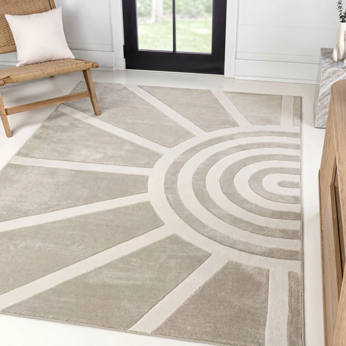 Jonathan Y SANDSTONE Beige SND101A 3ft.-11in. X 6ft. Rect. Rug
