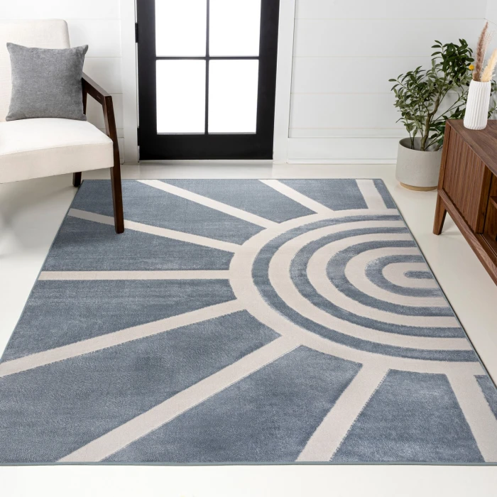 Jonathan Y SANDSTONE Blue SND101C 3ft.-11in. X 6ft. Rect. Rug