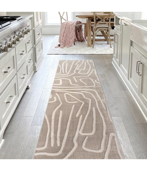 Jonathan Y SANDSTONE Beige SND102A 2ft. X 8ft. Rect. Rug