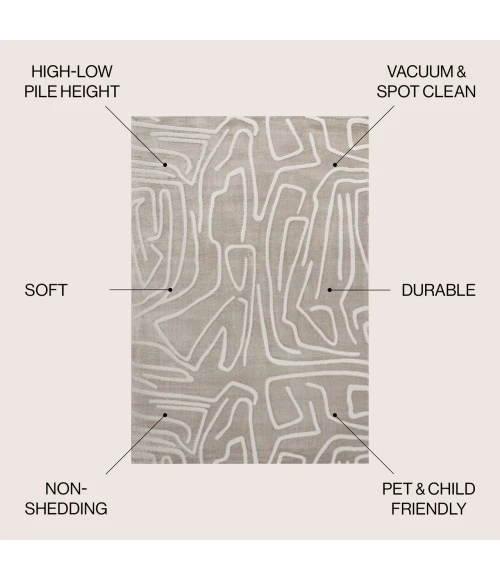 Jonathan Y SANDSTONE Beige SND102A 2ft.-11in. X 5ft. Rect. Rug