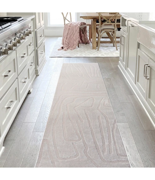 Jonathan Y SANDSTONE White SND102B 2ft. X 8ft. Rect. Rug