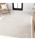 Jonathan Y SANDSTONE White SND102B 5ft.3in. X 7ft.7in. Rect. Rug