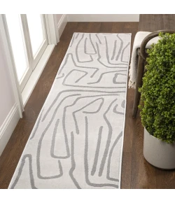 Jonathan Y SANDSTONE White SND102C 2ft. X 8ft. Rect. Rug
