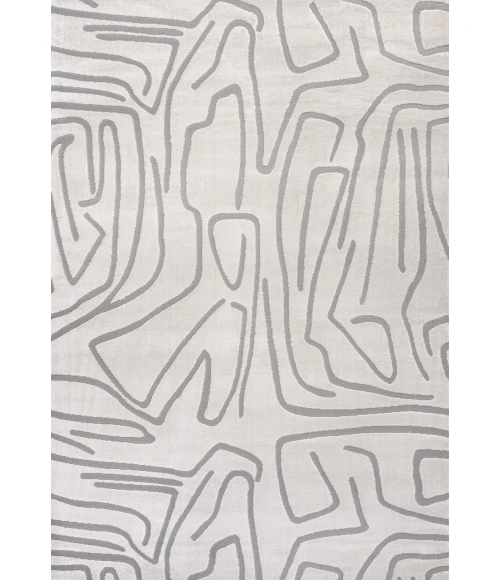 Jonathan Y SANDSTONE White SND102C 5ft.3in. X 7ft.7in. Rect. Rug