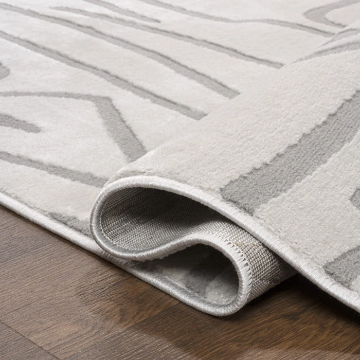 Jonathan Y SANDSTONE White SND102C 5ft.3in. X 7ft.7in. Rect. Rug