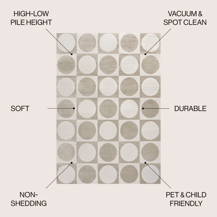 Jonathan Y SANDSTONE Beige SND104A 2ft.-11in. X 5ft. Rect. Rug