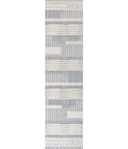 Jonathany Santa Theresa SNT100A Cream/Gray Area Rug 2 ft. 2 in. X 8 ft. Runner
