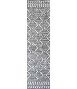 Jonathany Santa Theresa SNT102A Gray/Cream Area Rug 2 ft. 2 in. X 8 ft. Runner