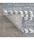 Sofie Moroccan Trellis High-Low Gray/Cream 3 ft. x 5 ft. Area Rug