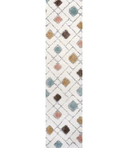 Jonathany Santa Theresa SNT103A Multi/Cream Area Rug 2 ft. 2 in. X 8 ft. Runner