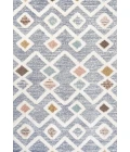 Monique Trellis High-Low Multi/Gray 3 ft. x 5 ft. Area Rug