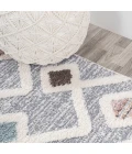 Monique Trellis High-Low Multi/Gray 3 ft. x 5 ft. Area Rug