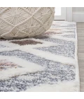 Monique Trellis High-Low Multi/Gray 3 ft. x 5 ft. Area Rug