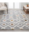 Monique Trellis High-Low Multi/Gray 3 ft. x 5 ft. Area Rug
