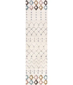 Jonathany Santa Theresa SNT105A Multi/Cream Area Rug 2 ft. 2 in. X 8 ft. Runner