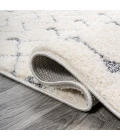 Pia Moroccan Trellis Plush Carved Multi/Cream 2 ft. x 8 ft. Runner Rug